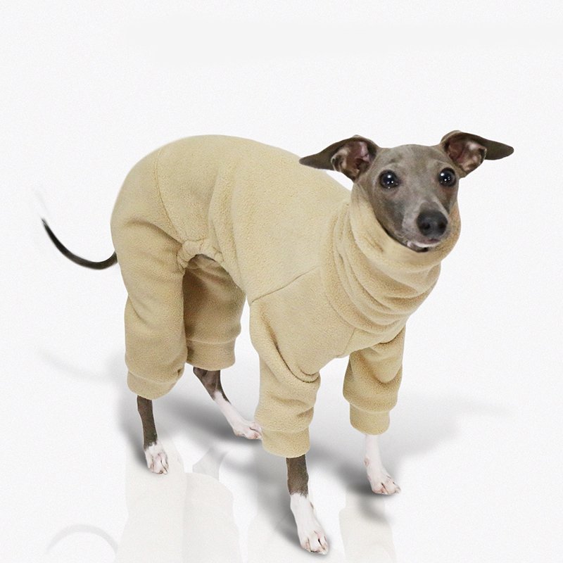 Warm Fleece Italian Greyhound Dog Onesie