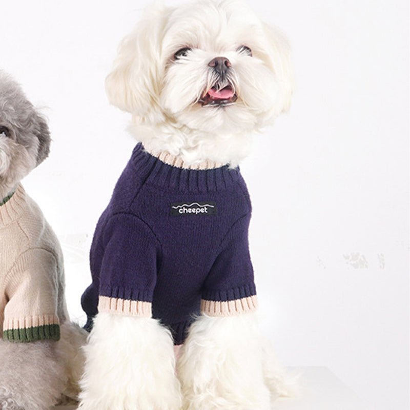 Warm Soft Dog Knitted Sweater