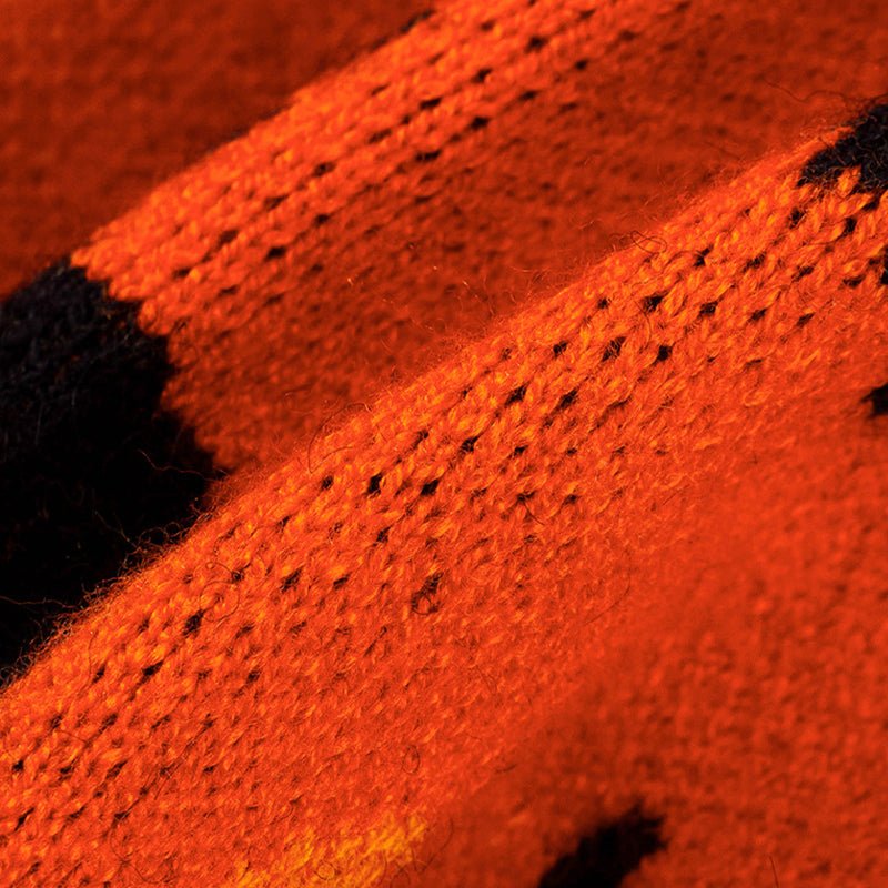 Warm Knitted Dog Pumpkin Sweater