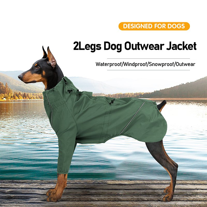 Waterproof Reflective Dog Raincoat