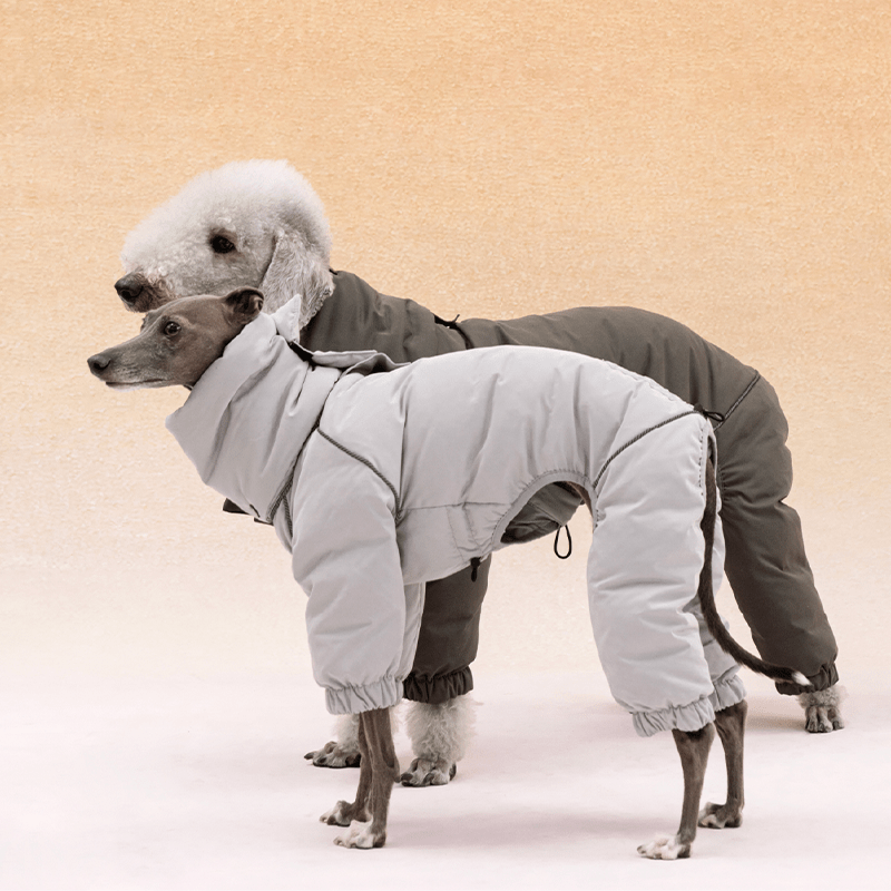 Warm Down Padded Dog Coat