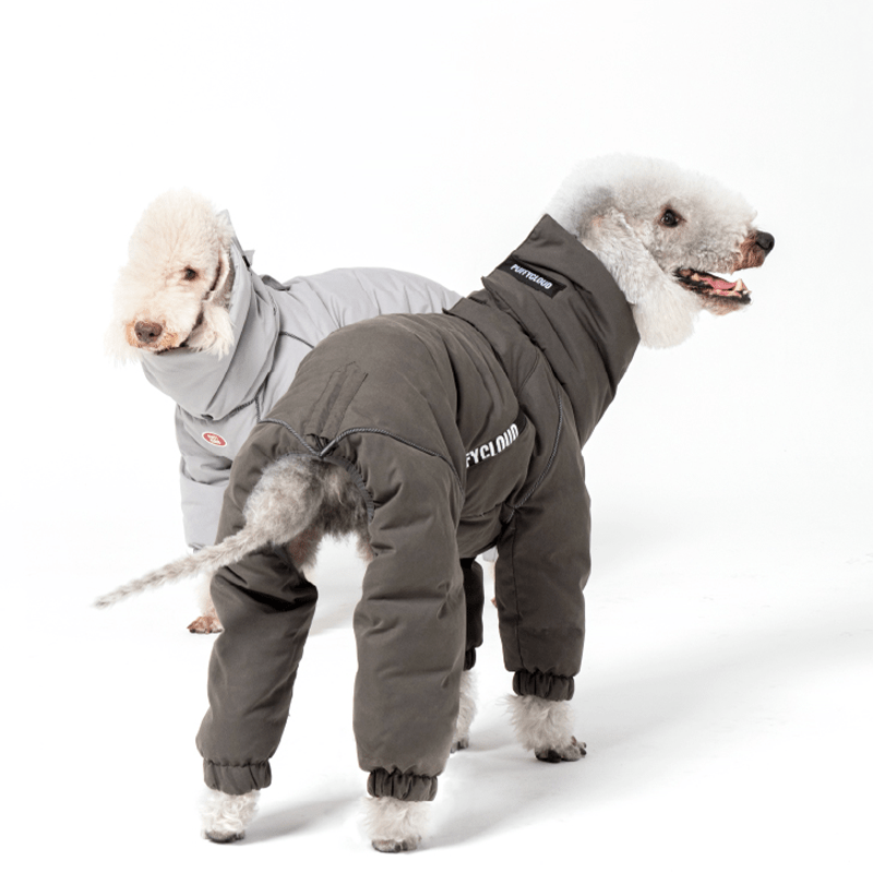 Warm Down Padded Dog Coat