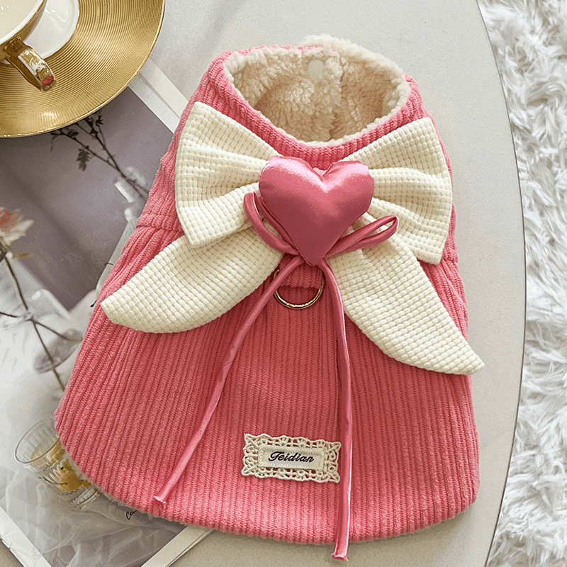 Elegant Floral Dog Formal Dress