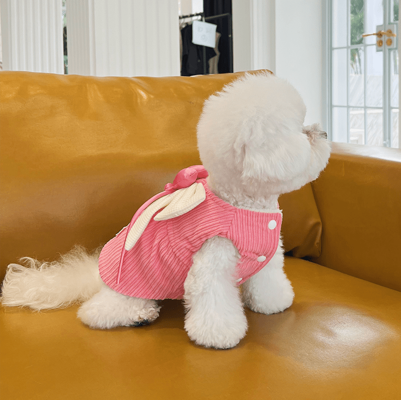 Elegant Floral Dog Formal Dress