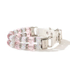 Adjustable Bling Rhinestones Dog Collar Leash Set