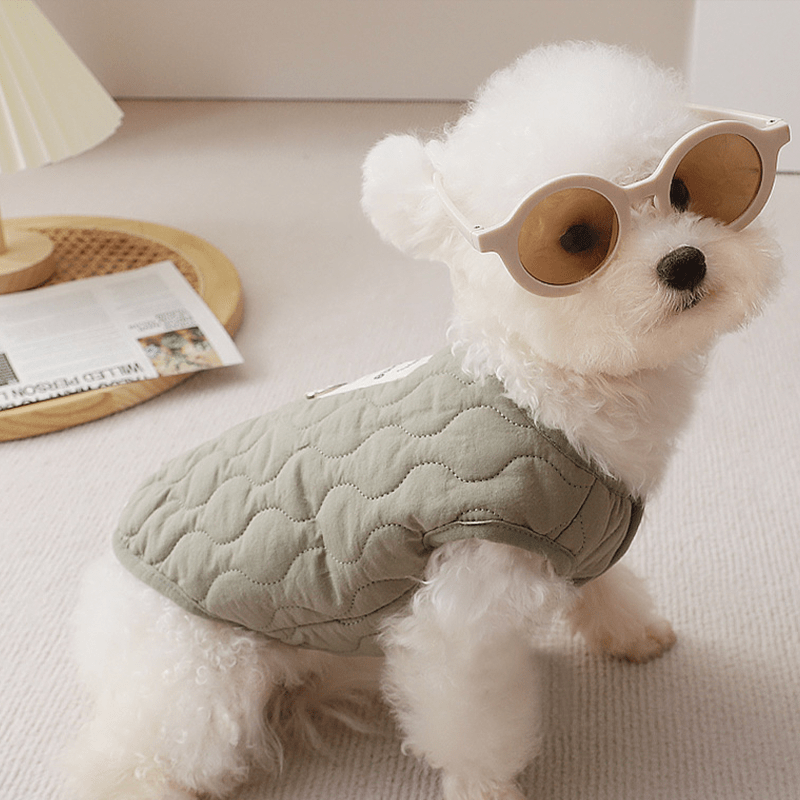 Winter Warm Dog Cotton Quilted Jacket