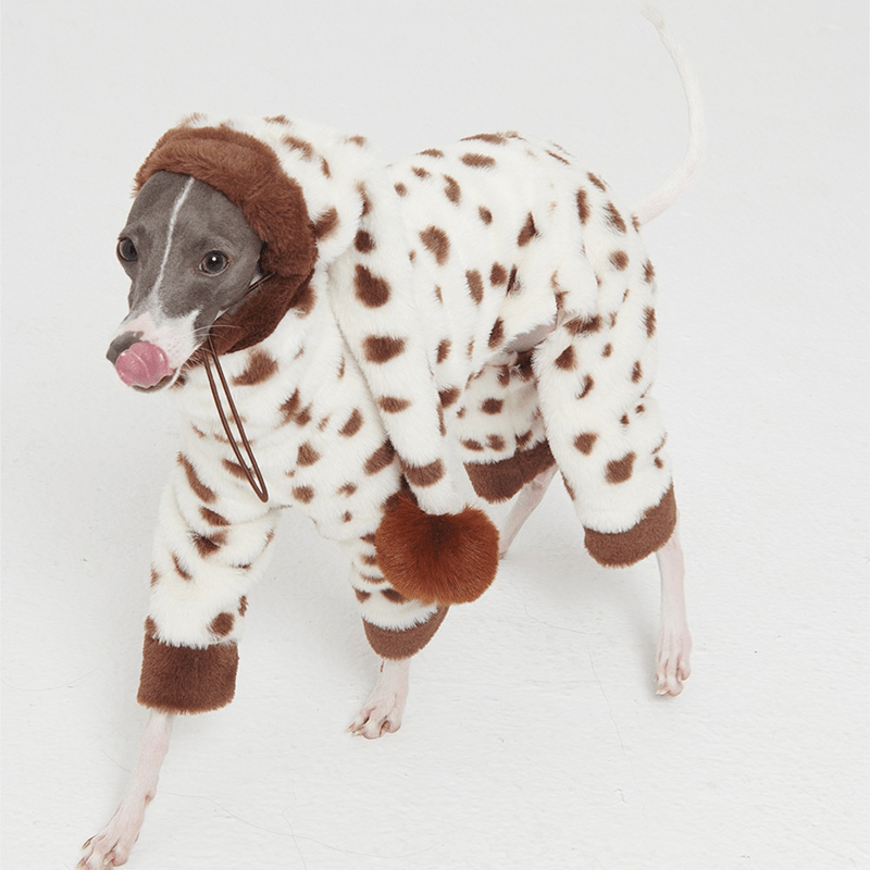 Soft Faux Fur Italian Greyhound Onesie