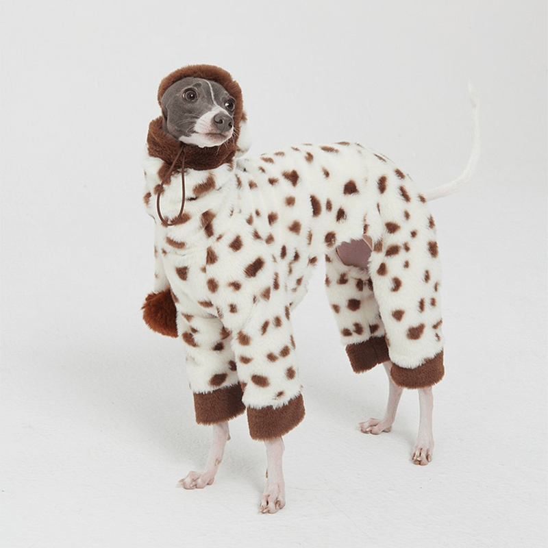 Soft Faux Fur Italian Greyhound Onesie