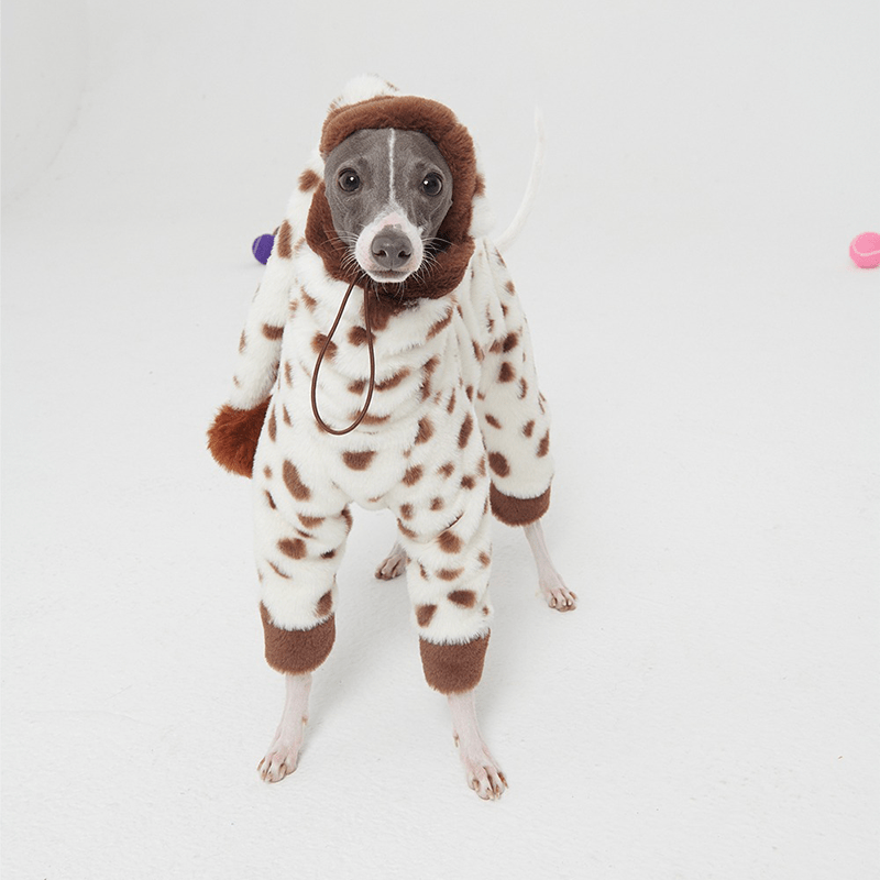 Soft Faux Fur Italian Greyhound Onesie