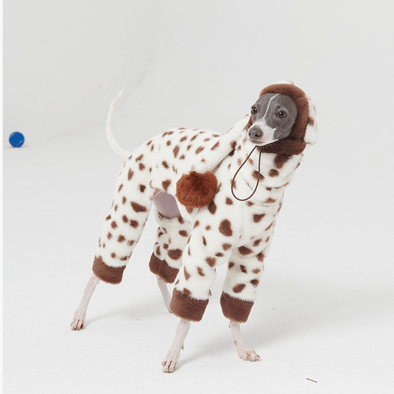 Soft Faux Fur Italian Greyhound Onesie