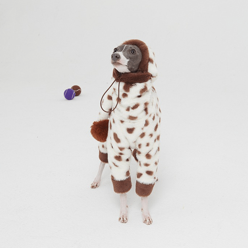 Soft Faux Fur Italian Greyhound Onesie