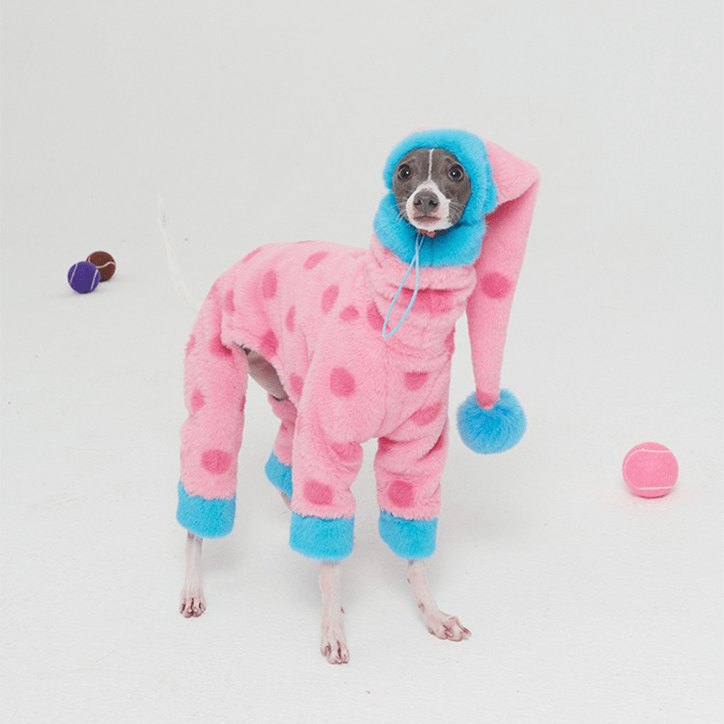 Soft Faux Fur Italian Greyhound Onesie