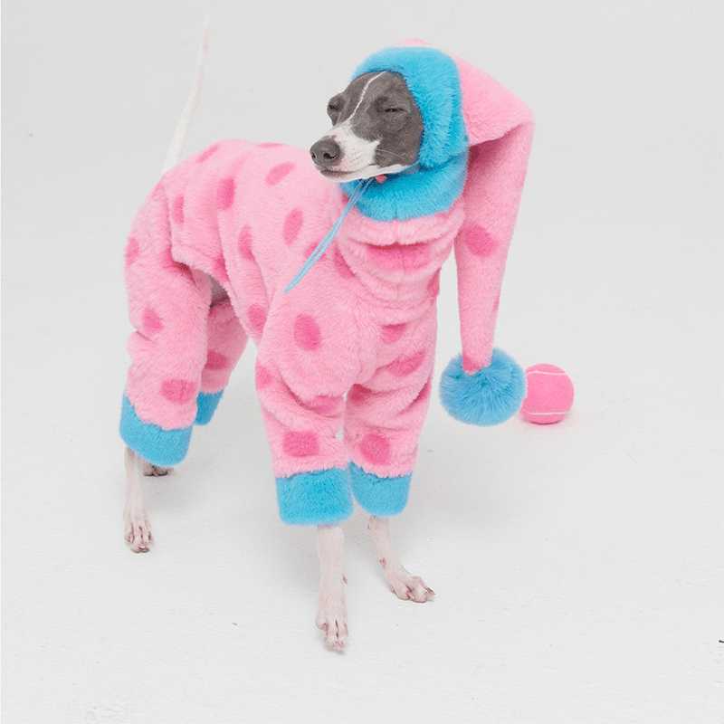 Soft Faux Fur Italian Greyhound Onesie