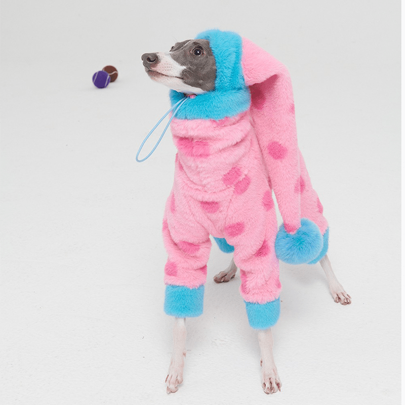 Soft Faux Fur Italian Greyhound Onesie