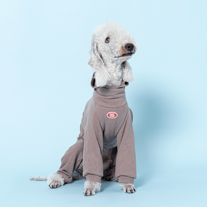 Anti Static Fleece Dog Onesies Bedlington