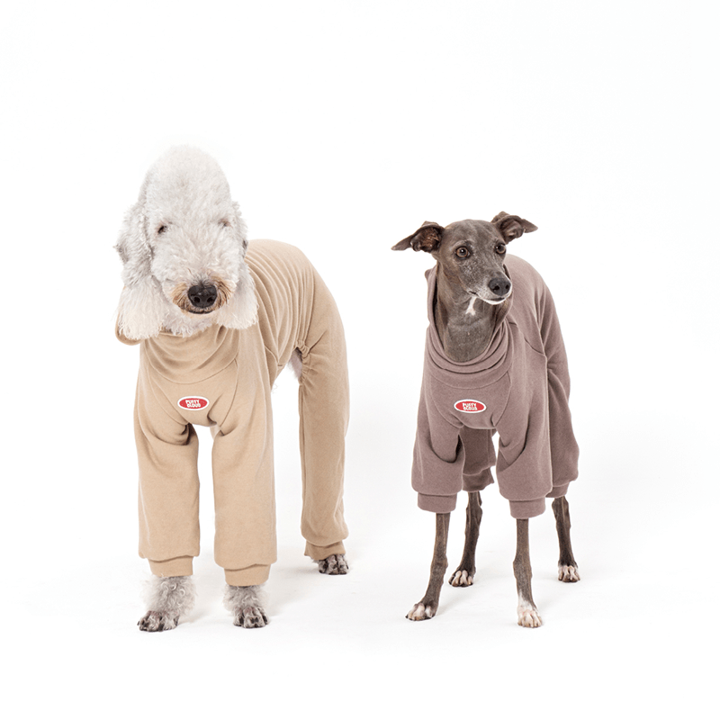 Anti Static Fleece Dog Onesies Bedlington