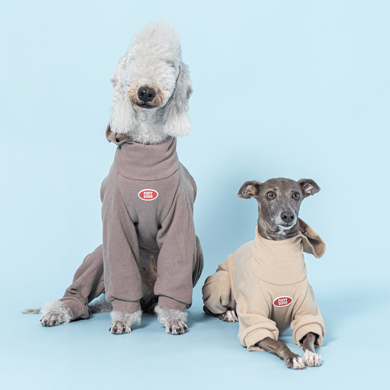 Anti Static Fleece Dog Onesies Bedlington