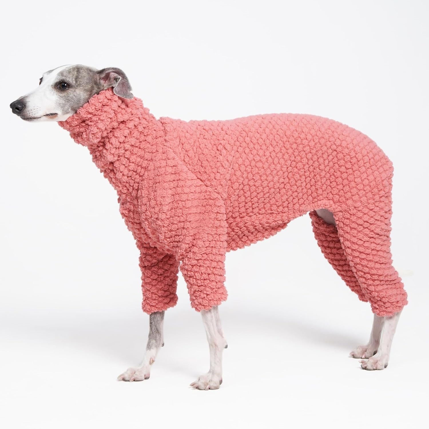 Warm Double Fleece Dog Pajamas Greyhound Whippet