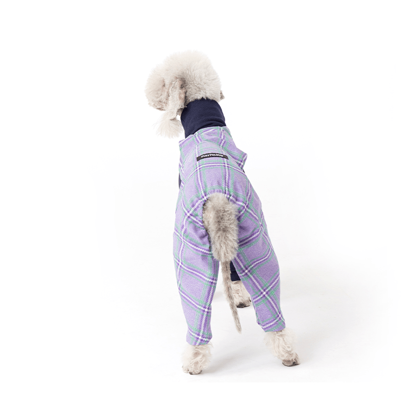 Warm Fleece Bedlington Dog Onesie