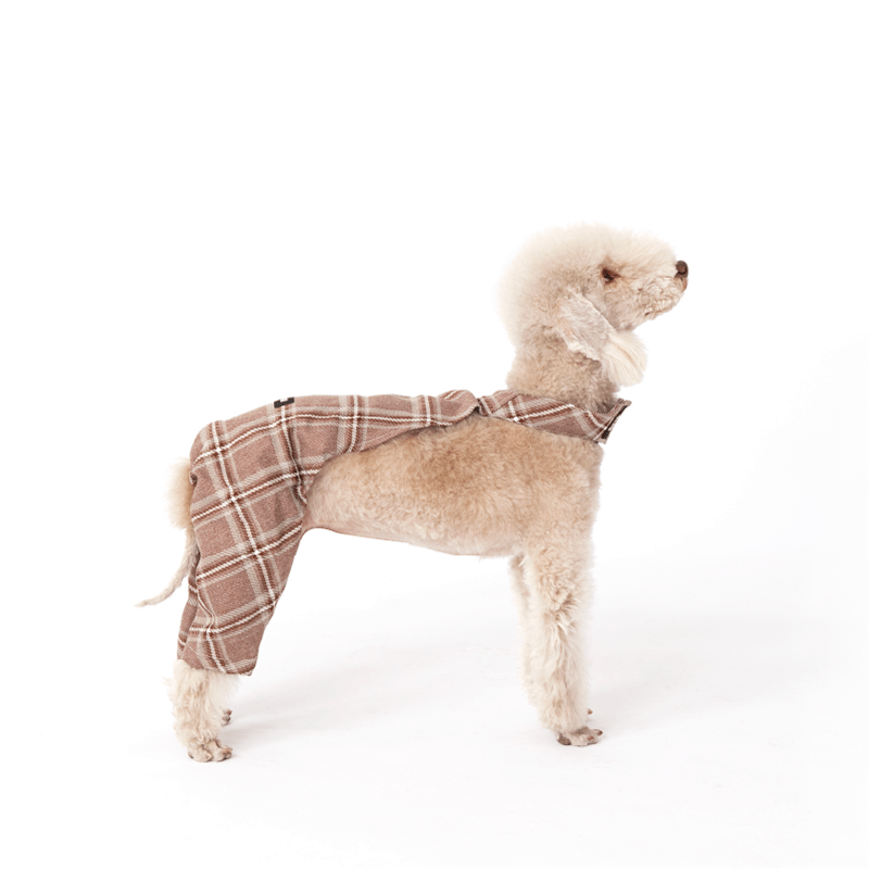 Warm Fleece Bedlington Dog Onesie