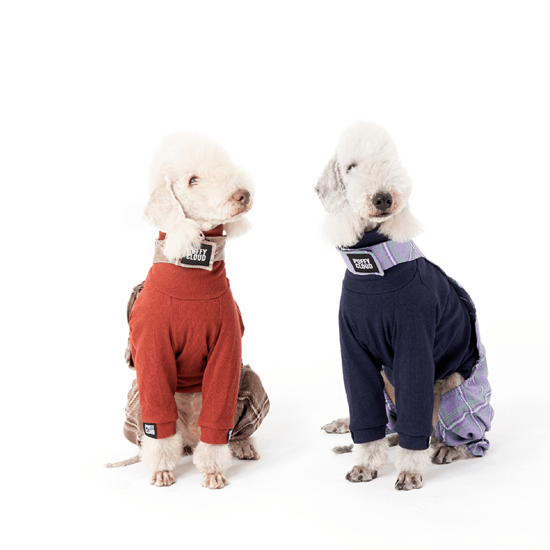 Warm Fleece Bedlington Dog Onesies