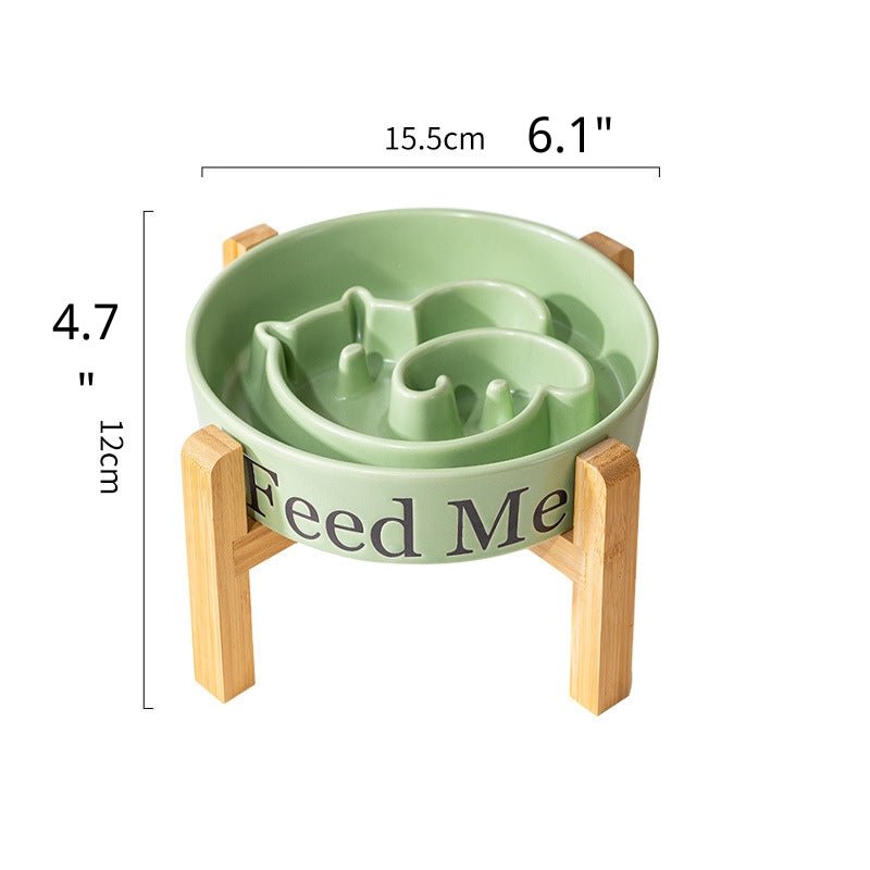 Slow Feeder Big Dog Ceramic Bowl