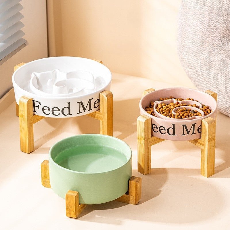 Slow Feeder Big Dog Ceramic Bowl
