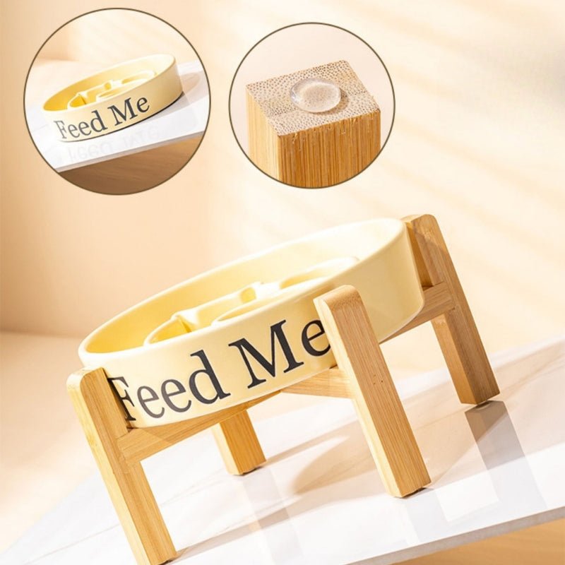 Slow Feeder Big Dog Ceramic Bowl