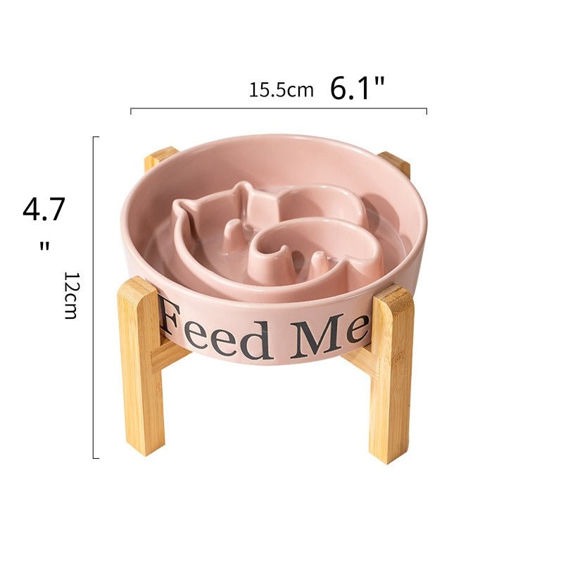 Slow Feeder Big Dog Ceramic Bowl