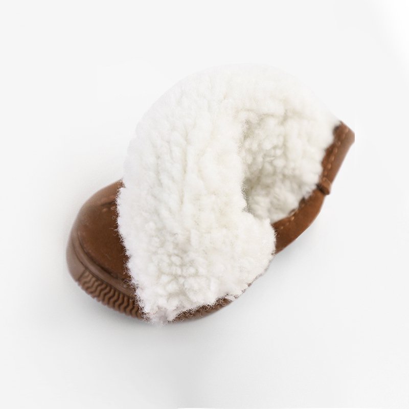 Warm Plush Small Dog Snow Boots