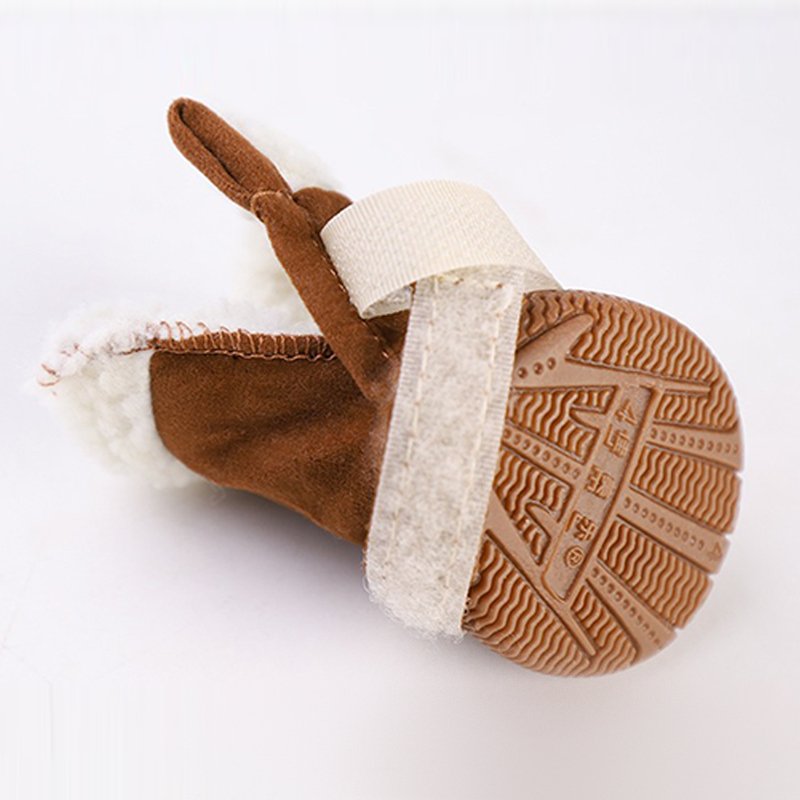 Warm Plush Small Dog Snow Boots