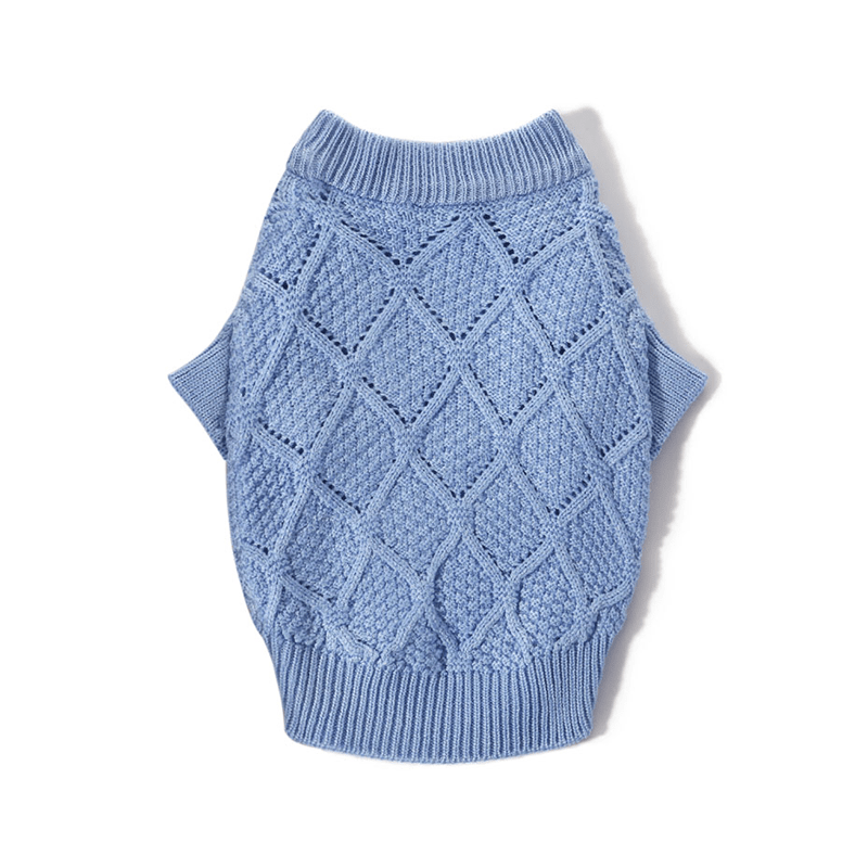 Winter Warm Dog Sweater Cable Knitwear