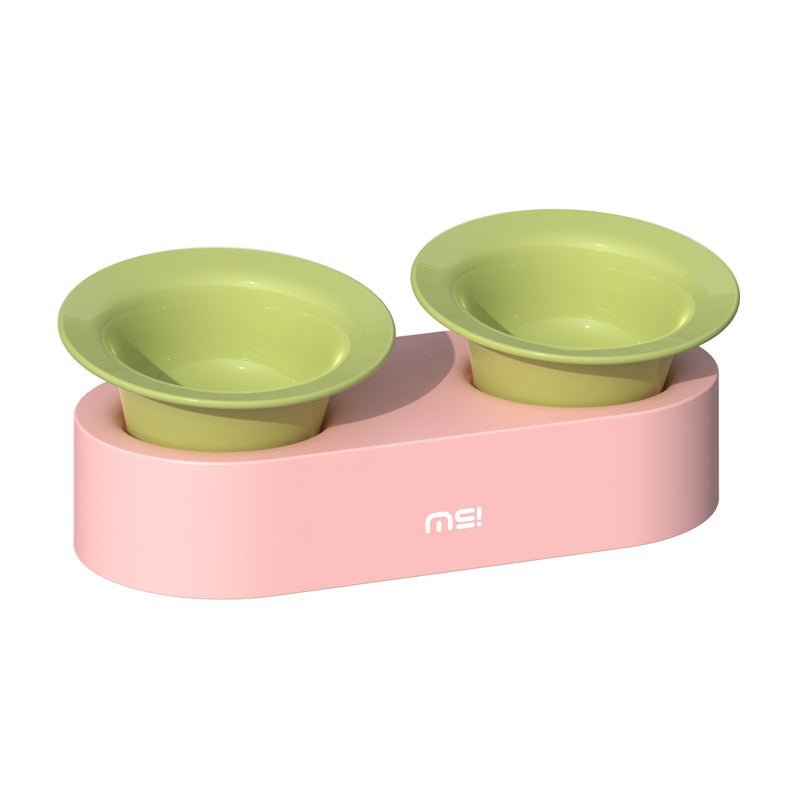 Elevated Double Ceramic Pet Bowl