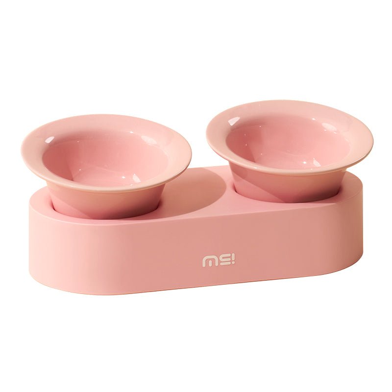 Elevated Double Ceramic Pet Bowl