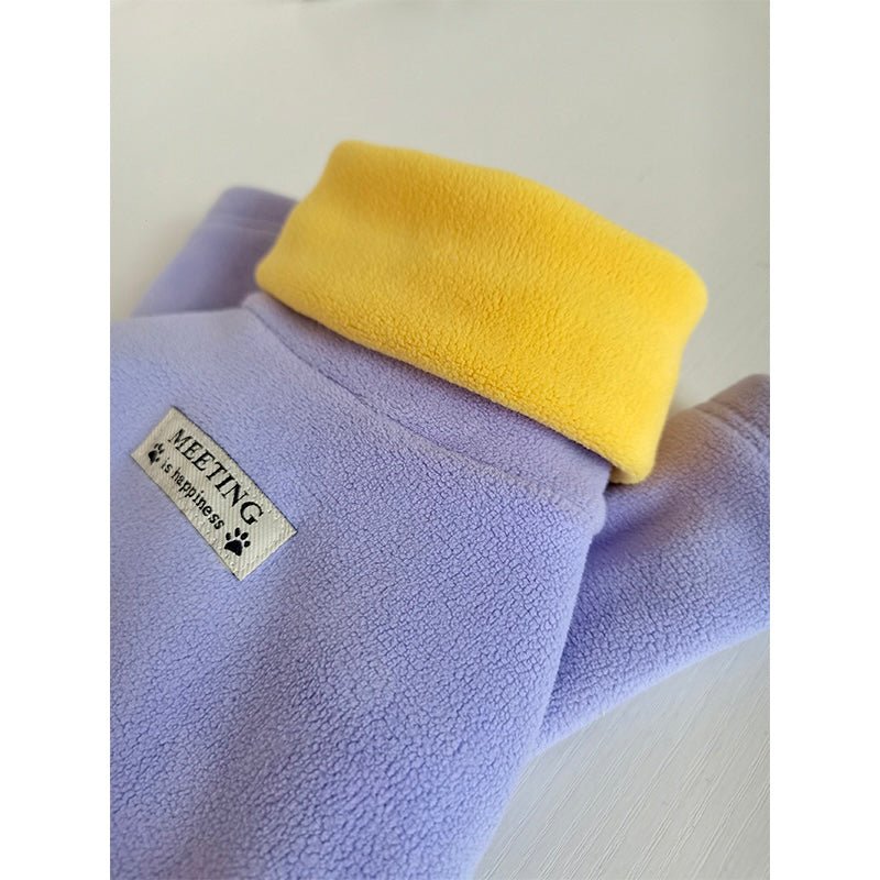 Double Layer Fleece Italian Dog Jumpsuit