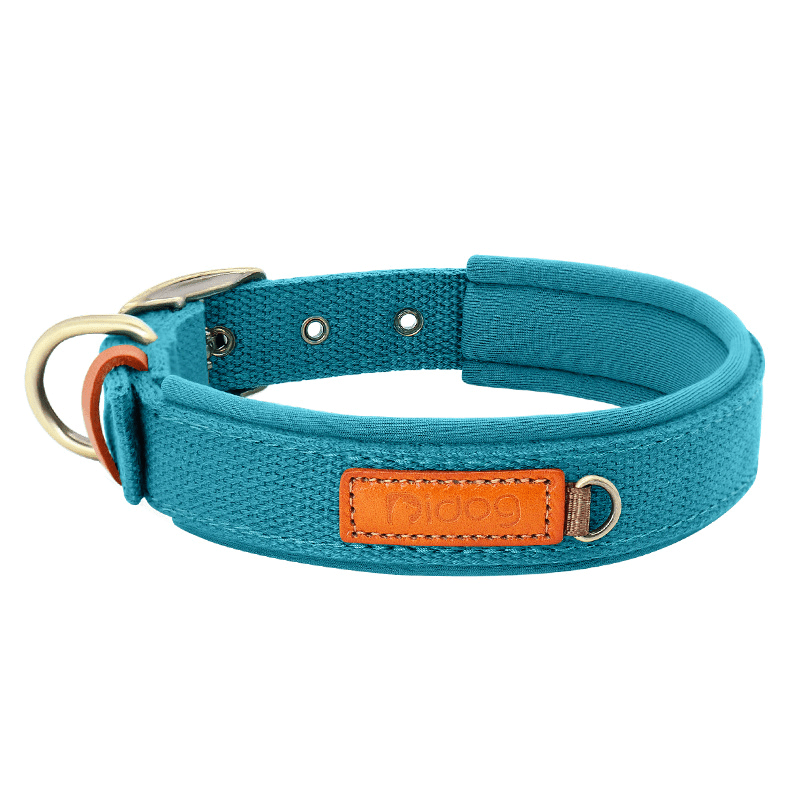 Durable Adjustable Dog Collar with ID Tag