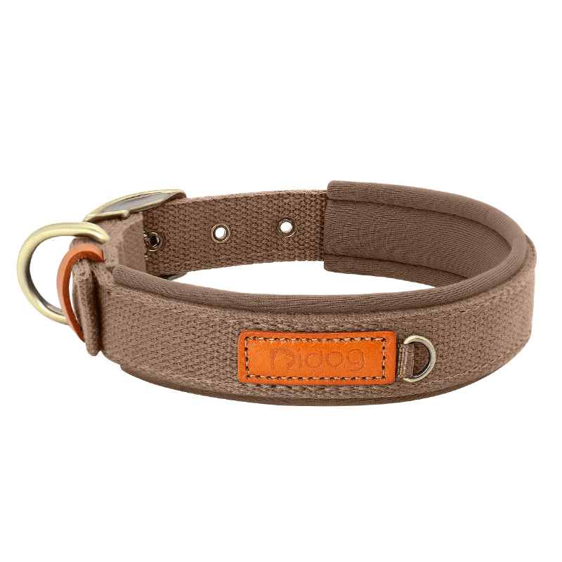 Durable Adjustable Dog Collar with ID Tag