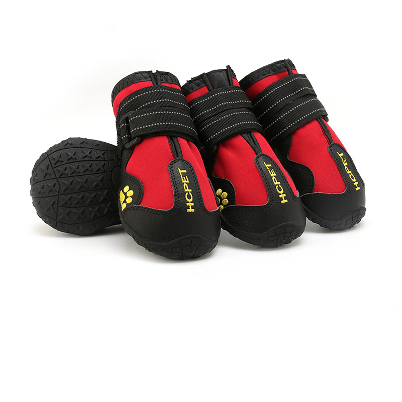 Durable Waterproof Dog Snow Boots