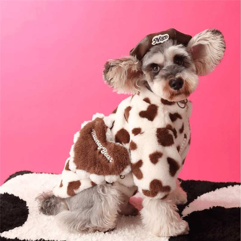 Valentine Faux Fur Dog Coat
