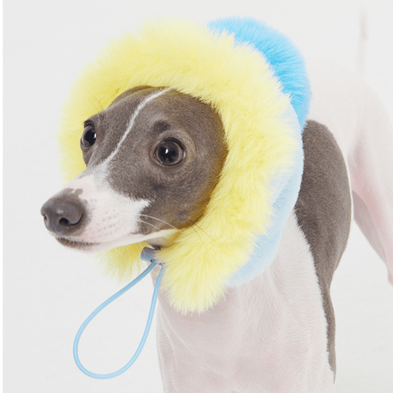 Stylish Multicolor Faux Fur Dog Hat