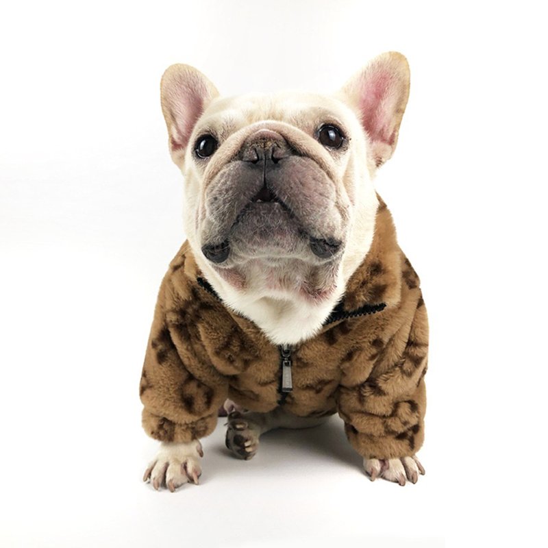 Warm Bulldog Faux Fur Coat