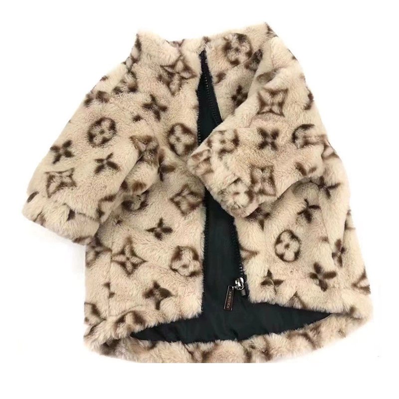 Warm Bulldog Faux Fur Coat