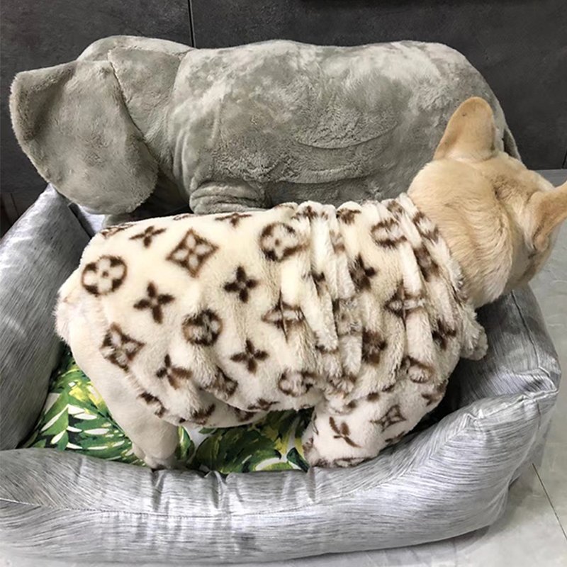 Warm Bulldog Faux Fur Coat