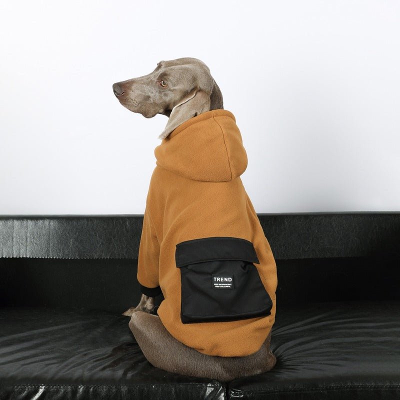 Warm Big Dog Fleece Hoodie
