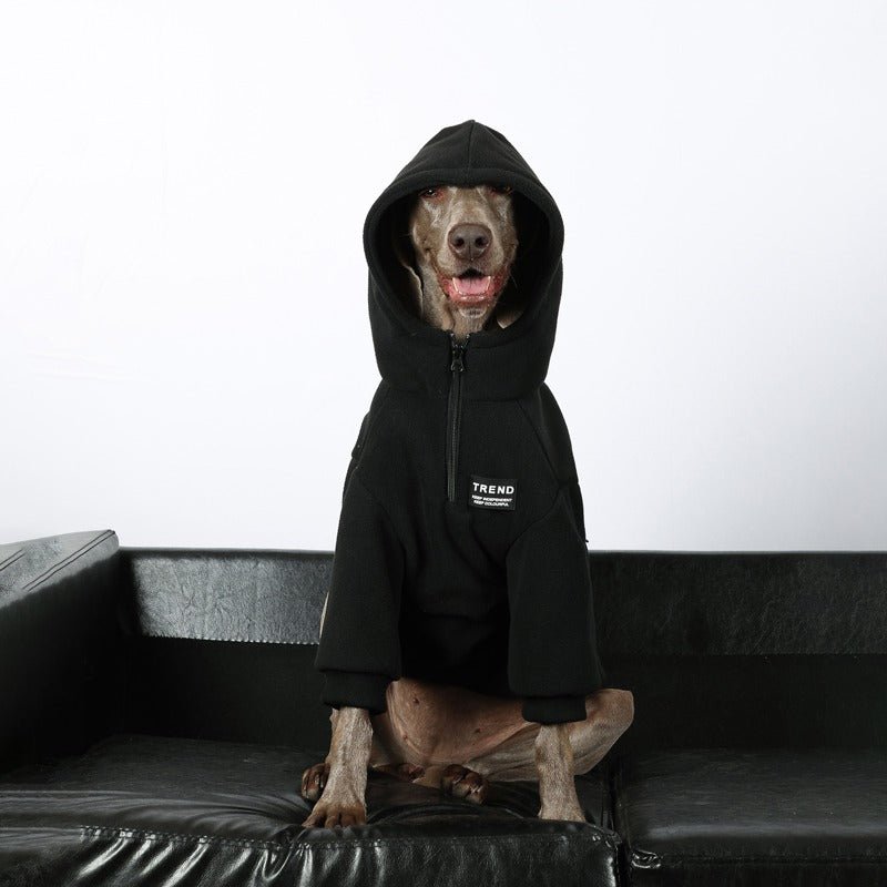 Warm Big Dog Fleece Hoodie