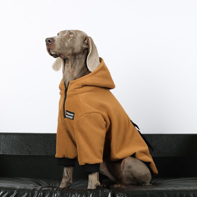 Warm Big Dog Fleece Hoodie