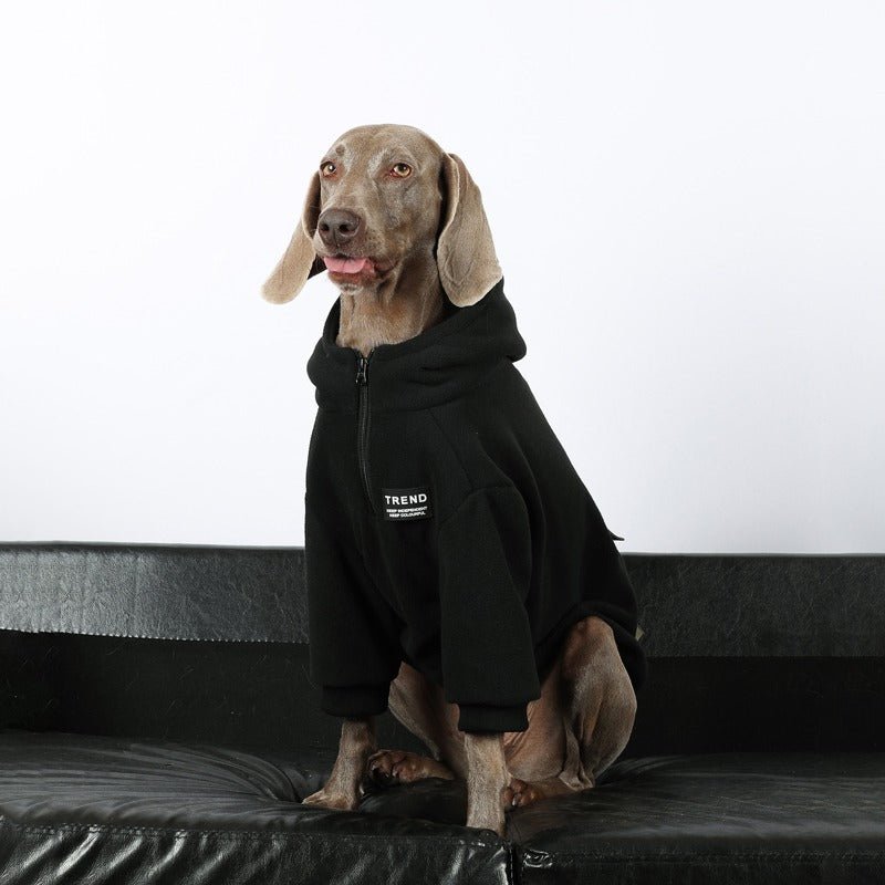 Warm Big Dog Fleece Hoodie