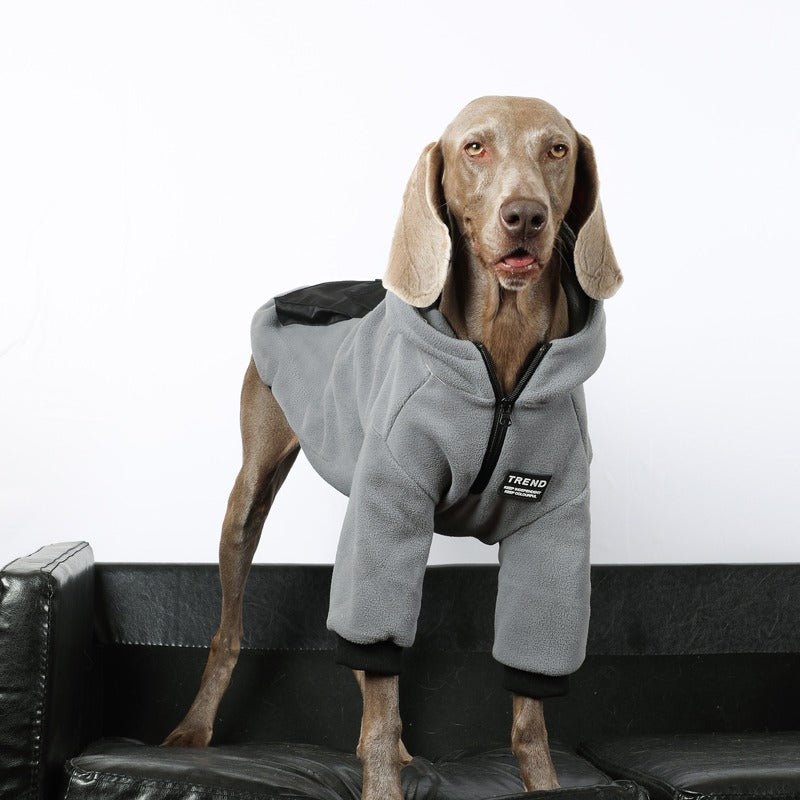 Warm Big Dog Fleece Hoodie