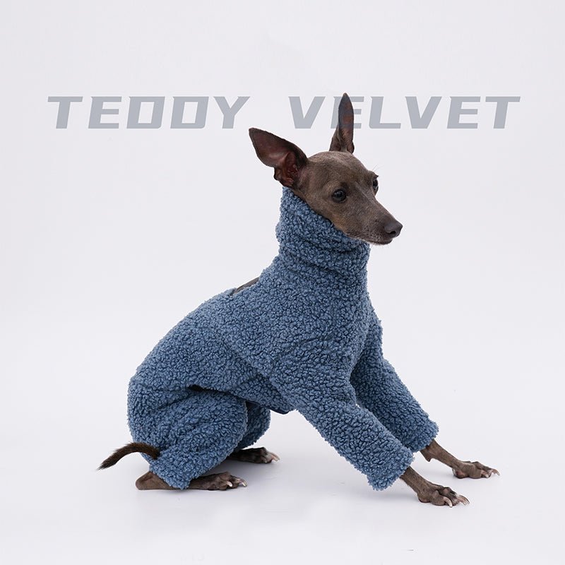 Plush Fleece Italian Greyhound Onesie