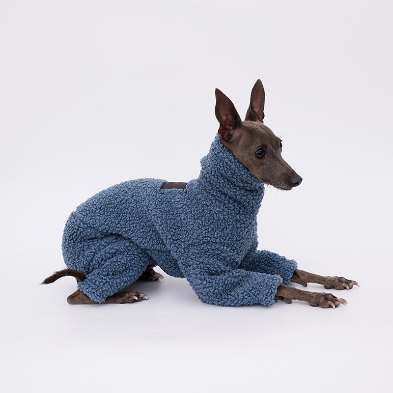 Plush Fleece Italian Greyhound Onesie